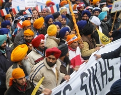 Sikh Demonstration in Paris