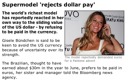 BBC NEWS | Business | Supermodel 'rejects dollar pay' - Mozilla Firefox