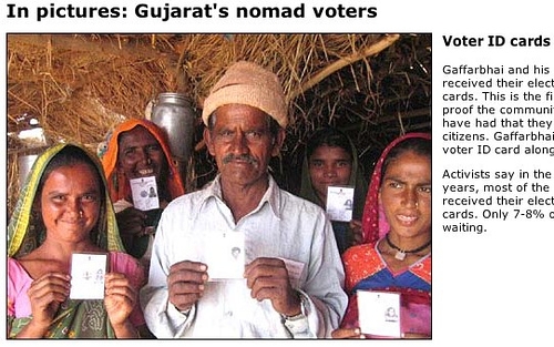 BBC NEWS | In pictures: Gujarat's nomad voters