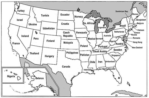 US States Renamed For Countries With Similar GDPs